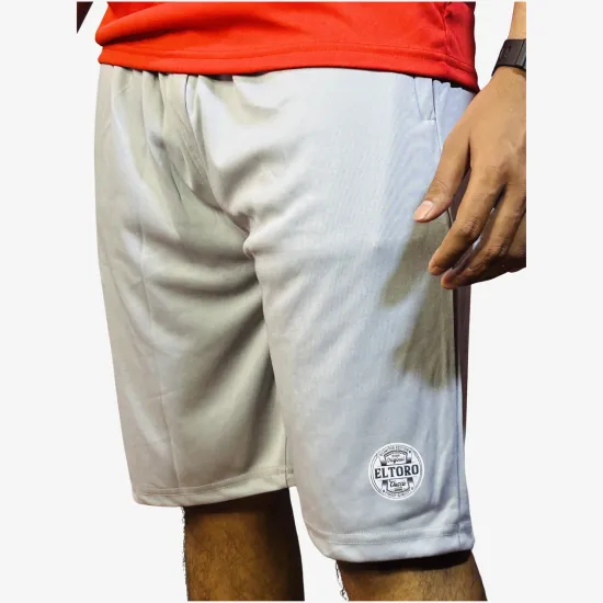 Men's Ice Grey Active Sports Shorts | Lightweight Performance Fit
